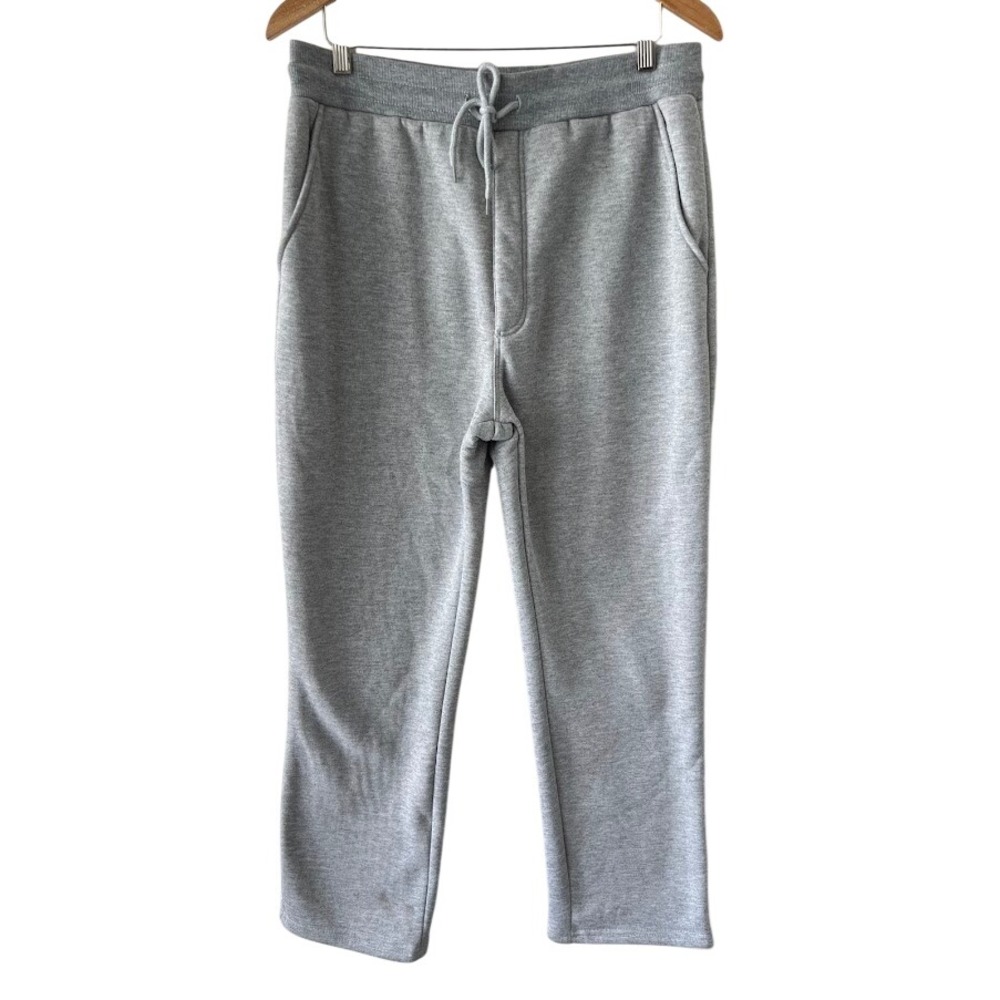 Blue Ice Heather Grey Fleece Sweatpants Mens XL NWT Straight Leg Joggers Pocket